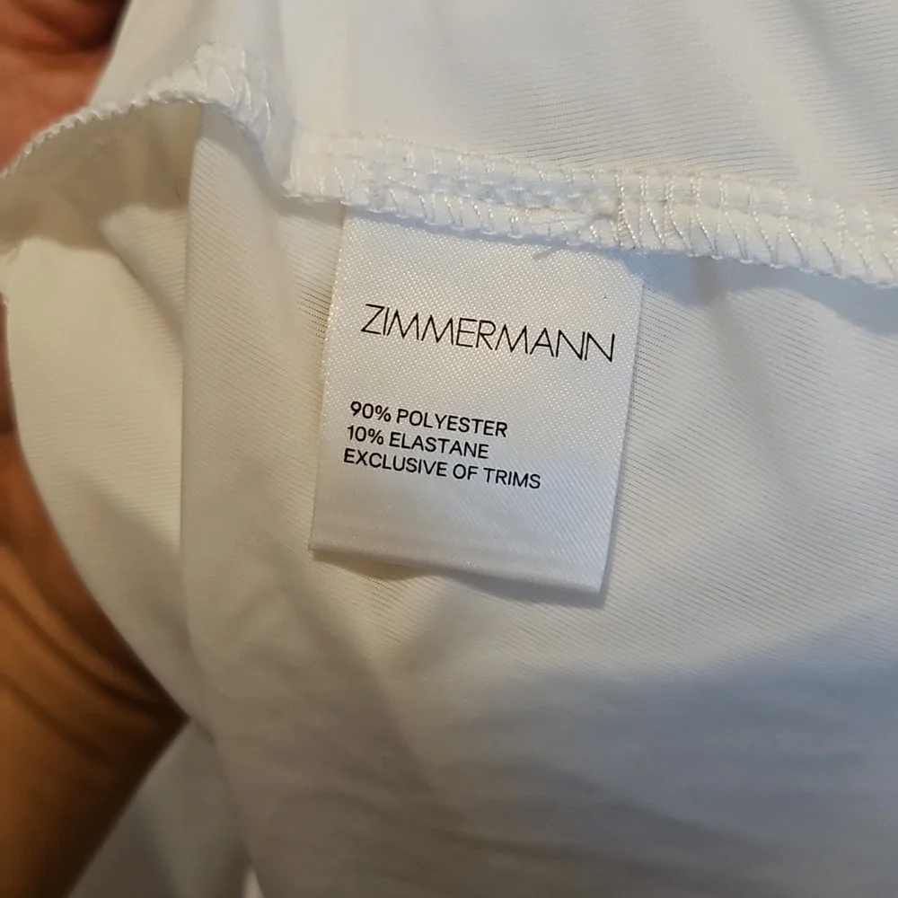 ZIMMERMANN Luminous Buttoned Smock Midi Dress size 2 - Picture 5 of 8